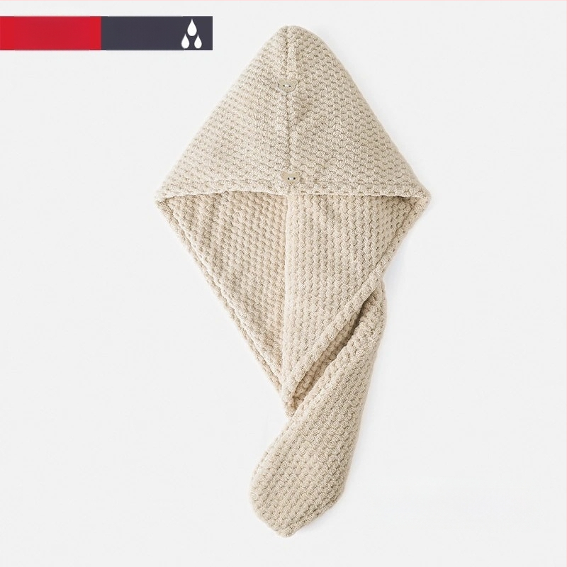 Шапка за сушене на коса от коралов флис, 150D нишка, тегло 80–99 г, пришиване и проста тъкане