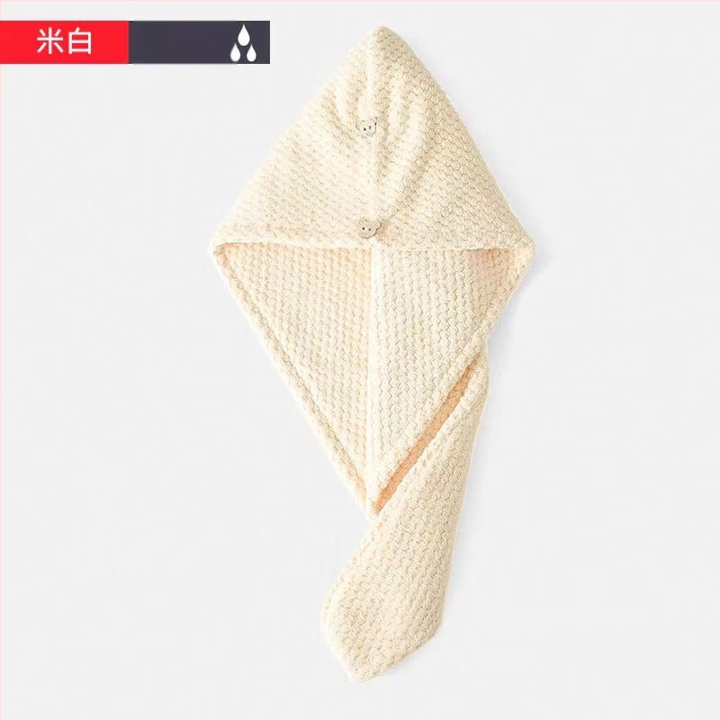 Шапка за сушене на коса от коралов флис, 150D нишка, тегло 80–99 г, пришиване и проста тъкане