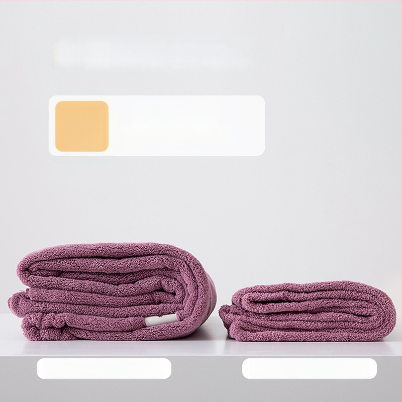 Γυναικείο καπάκι στεγνώματος μαλλιών από φλίς κοραλλιού, διπλό-στρώμα, υψηλή απορρορόφηση, γρήγορο στέγνωμα