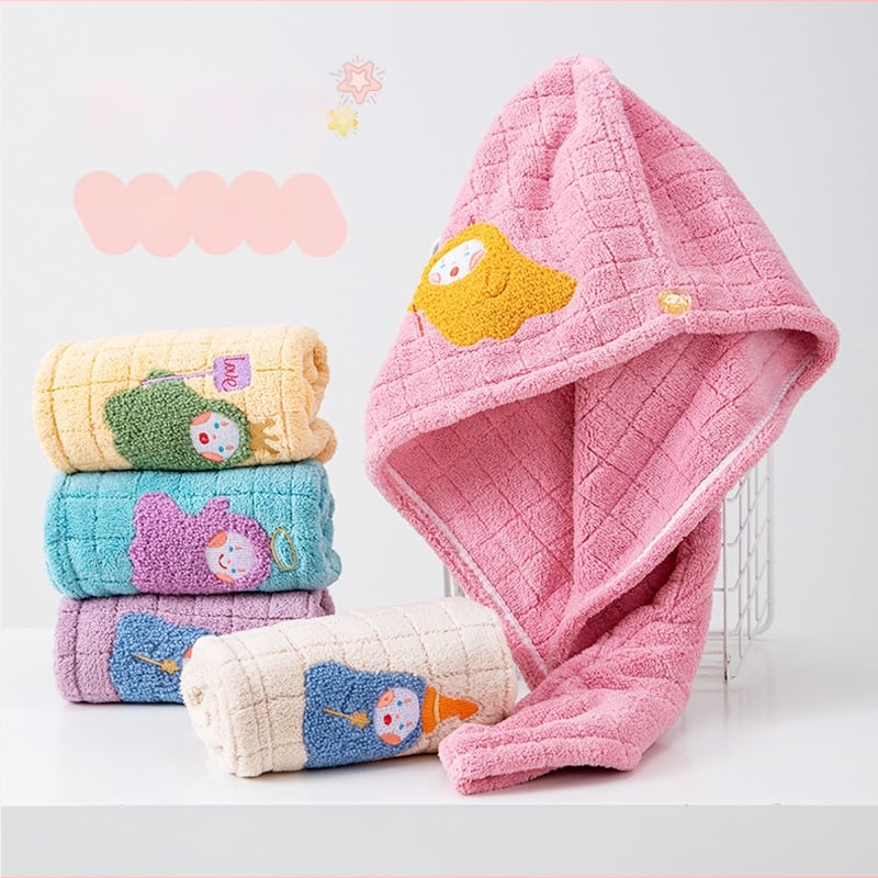 Шапка за сушене на коса от корална велур (Материал: корална велур; Тегло: 120–139 g; Категория: Шапка за сушене на коса)