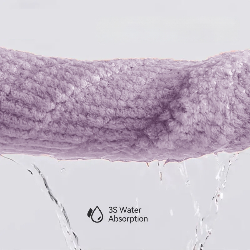 Суха шапка за коса, турбан стил, корална флис, прежда 150D, тегло 80–99 г, права оплетка