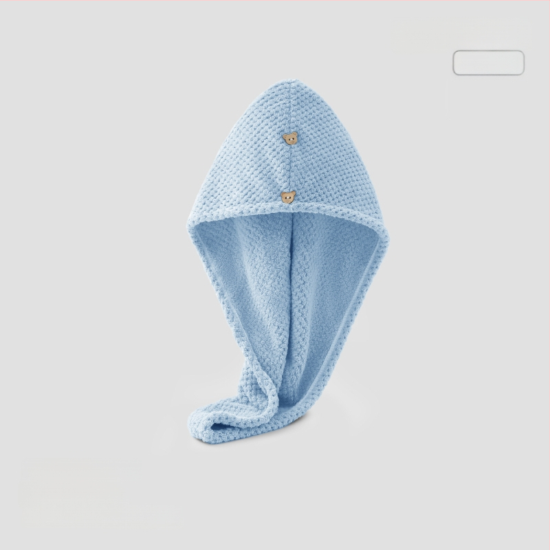 Суха шапка за коса, турбан стил, корална флис, прежда 150D, тегло 80–99 г, права оплетка