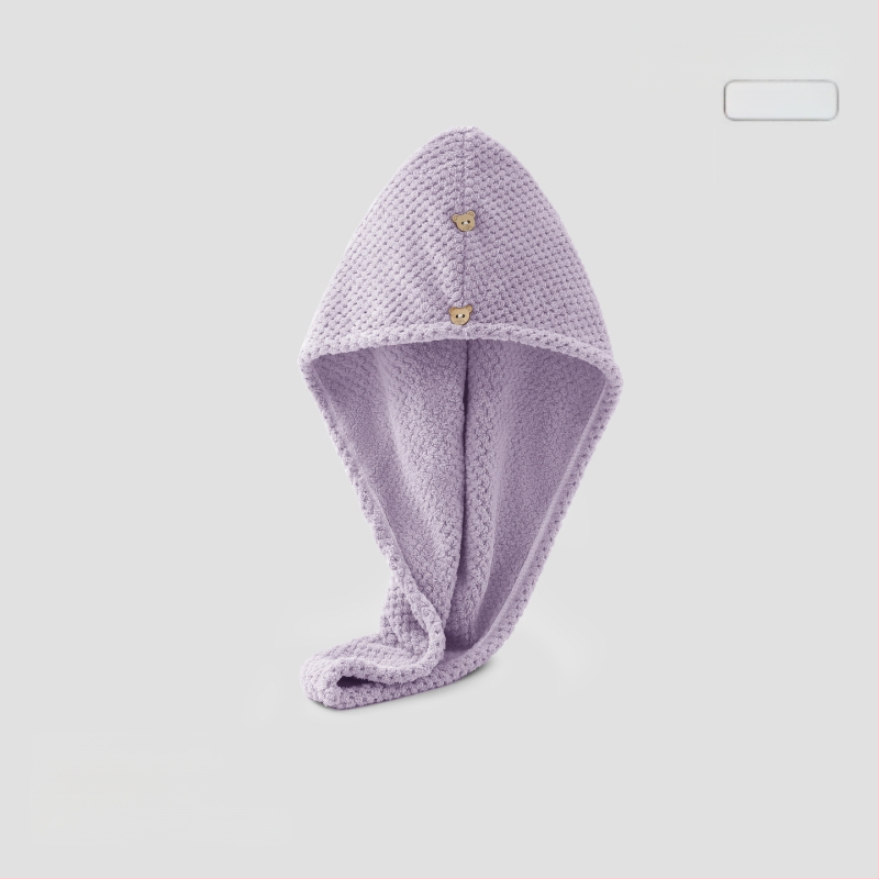 Суха шапка за коса, турбан стил, корална флис, прежда 150D, тегло 80–99 г, права оплетка