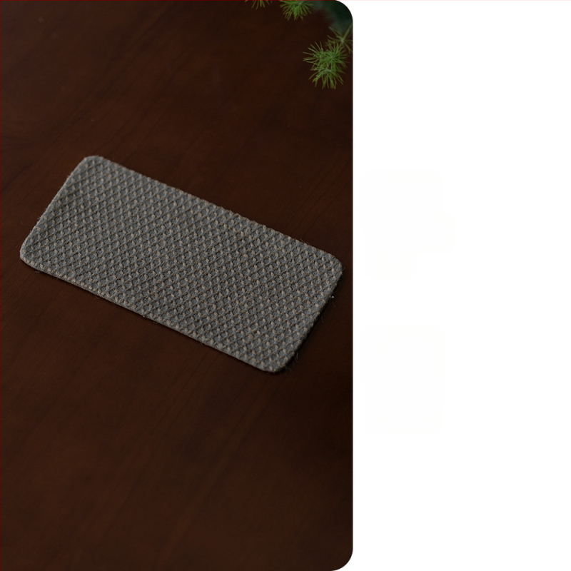 Σετ αξεσουάρ τελετής τσαγιού — ύφασμα από βαμβακι-λινό με φυτική βαφή, εκτύπωση λογότυπου, ρετρό στυλ, Νέο κινεζικό στυλ