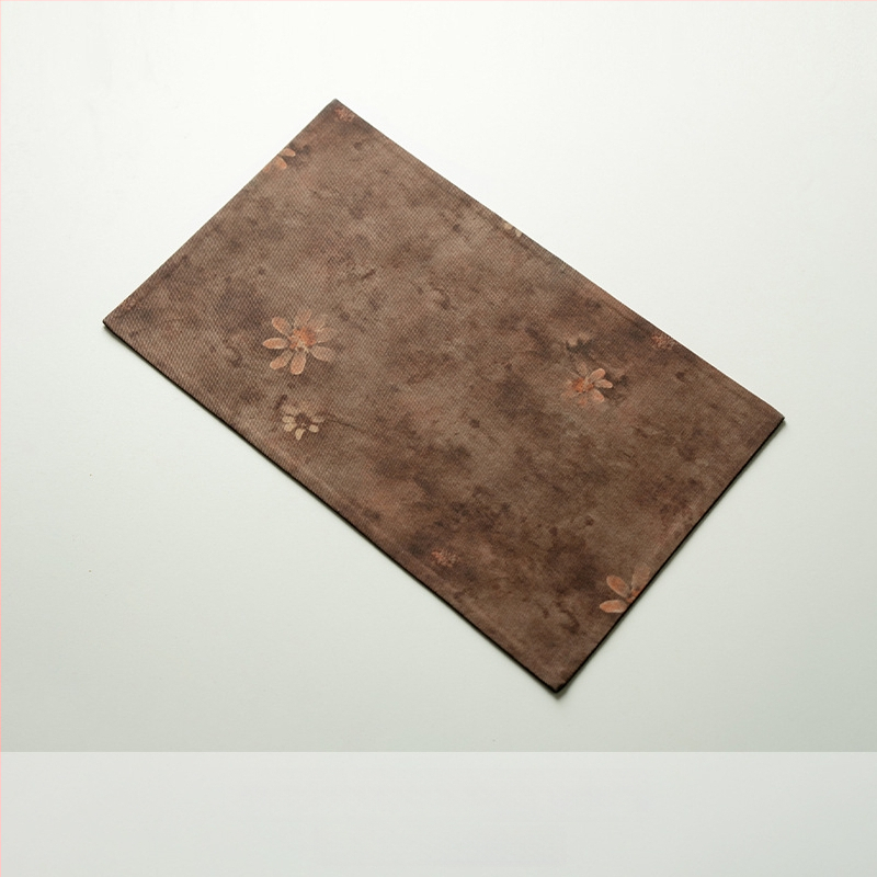 Changpju βαμβακο-λινο αξεσουάρ τελετής τσαγιού – Νέο κινέζικό στυλ, κεντημένο Dandelion πατάκι τσαγιού