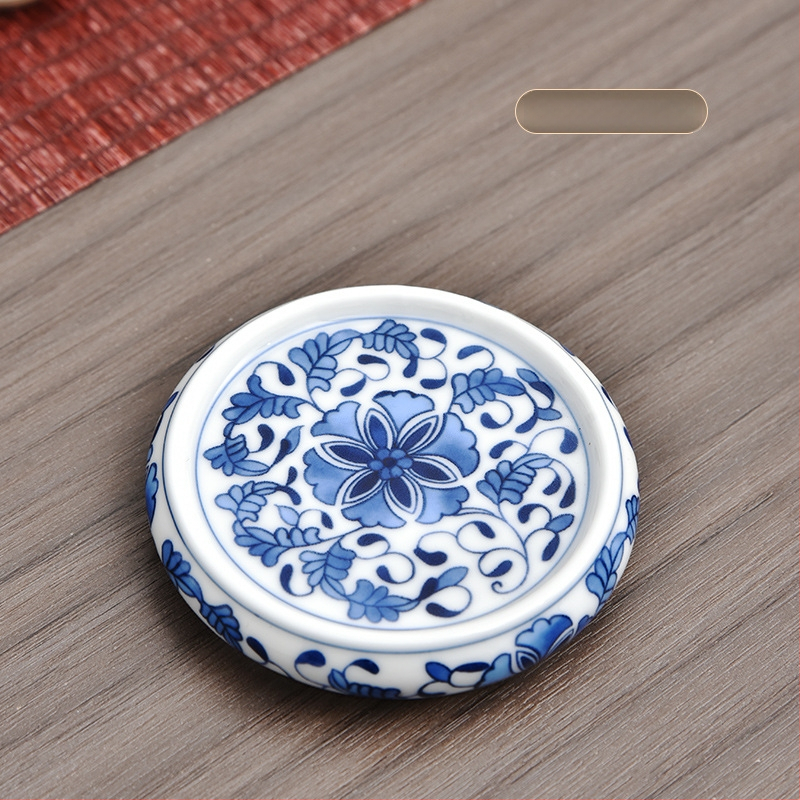 Κεραμικά αξεσουάρ για τελετή τσαγιού – στηριγμα καπακιού τσαγιέρας και σουβέρ φλυτζανιού, καταγωγή Κουαντζού, Καλοκαίρι 2021, Νέος κινέζικος στυλ, βάρος 0.1