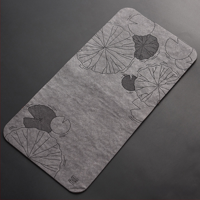 Υφασμάτινο πατάκι τσαγιού με εκτυπωμένο λογότυπο, συσκευασία σε σακούλα OPP