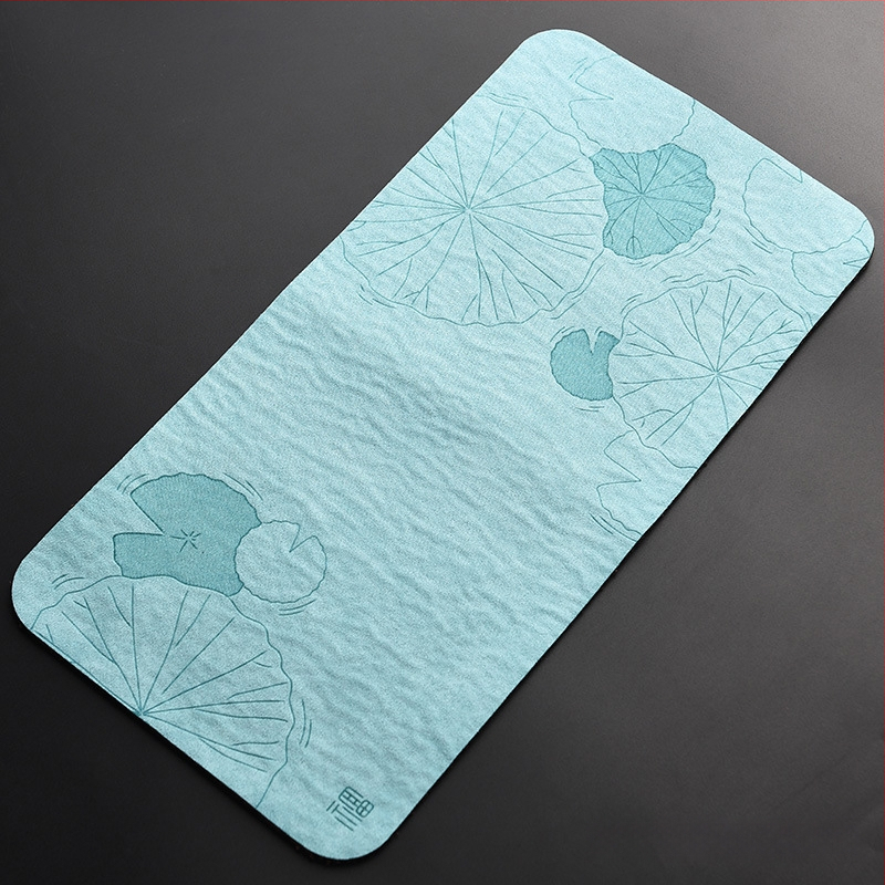 Υφασμάτινο πατάκι τσαγιού με εκτυπωμένο λογότυπο, συσκευασία σε σακούλα OPP