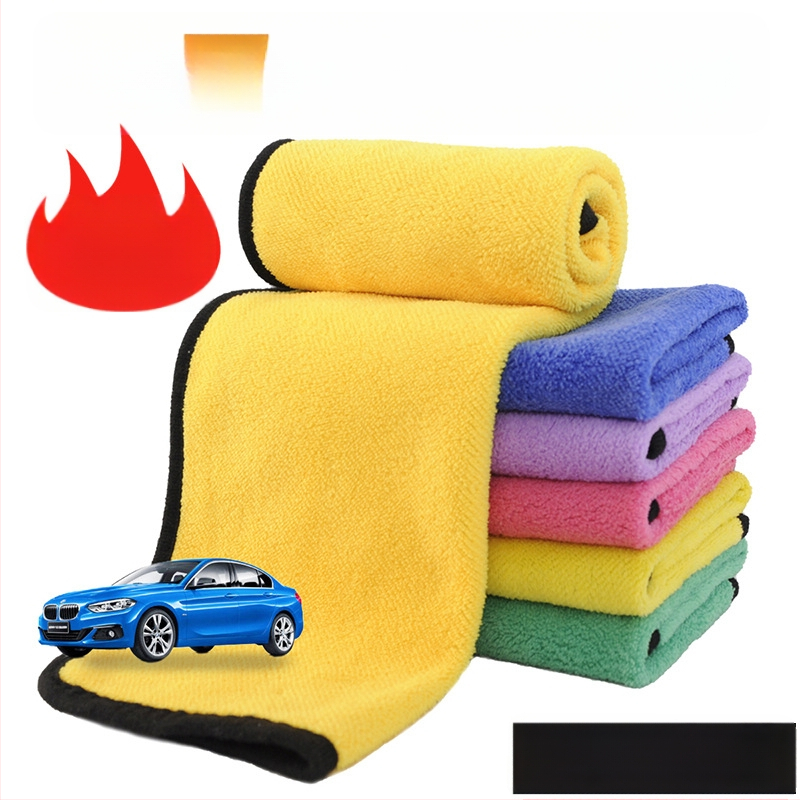 Debeli dvostrani ručnik za pranje automobila, od coral fleece, višestruko upijajuća krpa