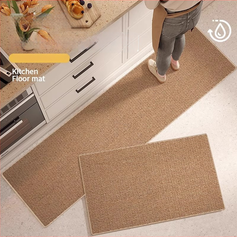 Кухненска подложка от ананасови пръстени, попива вода, мазнини и мръсотия, противохлъзгащо дъно TPR, миеща се, правоъгълна