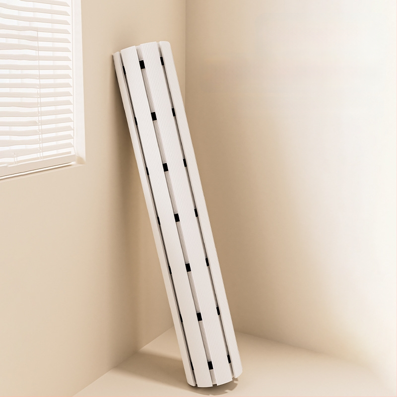 Антихлъзгащо килимче за баня, PVC, квадратно, едноцветно, мие се