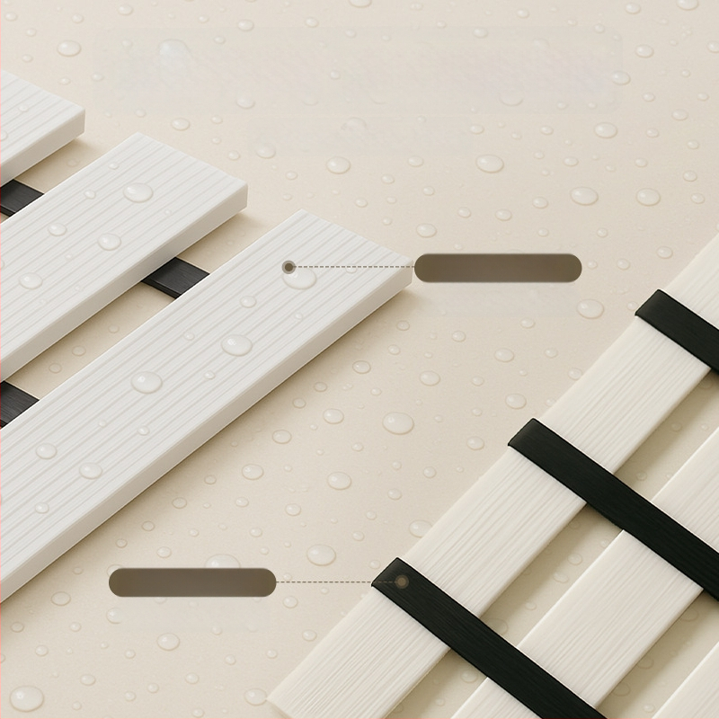 Антихлъзгащо килимче за баня, PVC, квадратно, едноцветно, мие се