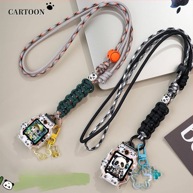 Xiaotiancai каишка за смартчасовник – стил Панда, съвместима със Z11/Z10/Z9/Z8A (Q2A/D2/D3s/Z6d); персонализируем размер на интерфейса; закопчаване: единичен пръстен без катарама; материал: Друг; стил: модерен