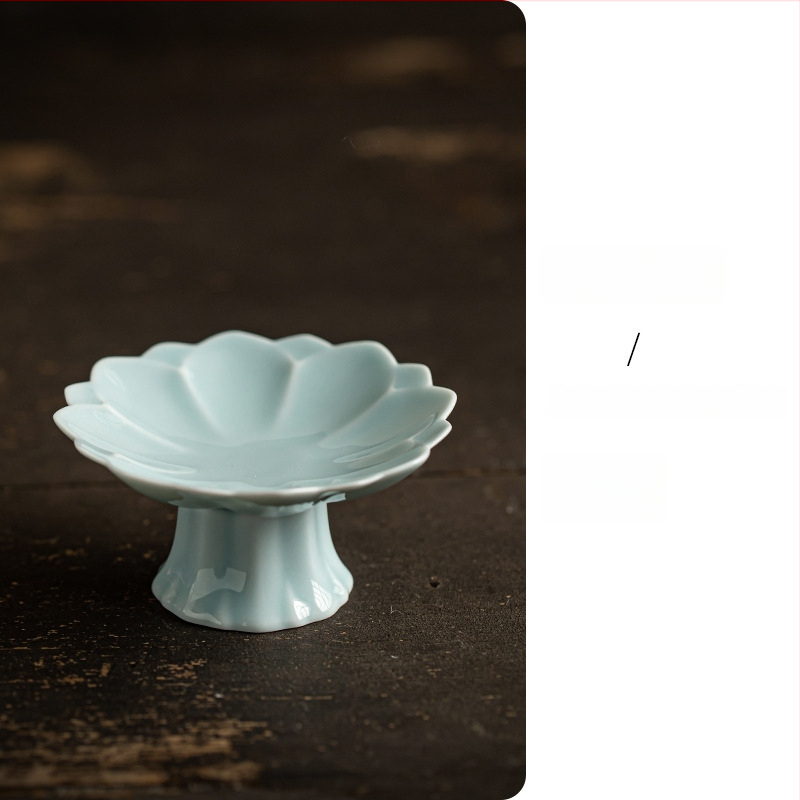 Порцеланова чиния за плодове, луксозен дзен стил и ретро дух, марка Wuxi Tang, пускана през 2024 г.