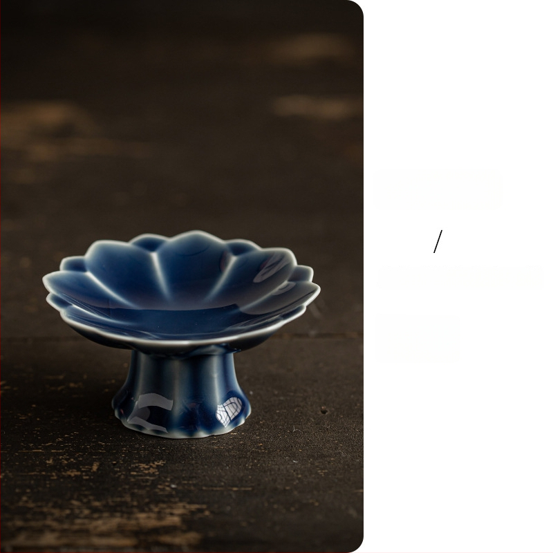 Порцеланова чиния за плодове, луксозен дзен стил и ретро дух, марка Wuxi Tang, пускана през 2024 г.