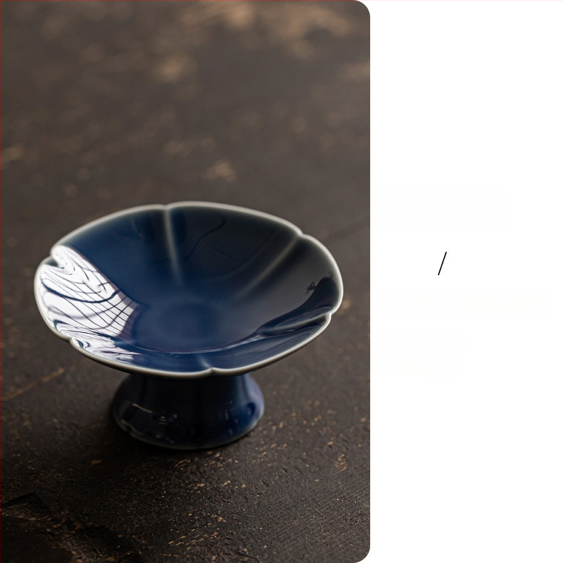 Порцеланова чиния за плодове, луксозен дзен стил и ретро дух, марка Wuxi Tang, пускана през 2024 г.