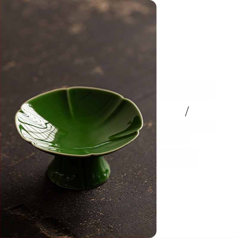 Порцеланова чиния за плодове, луксозен дзен стил и ретро дух, марка Wuxi Tang, пускана през 2024 г.