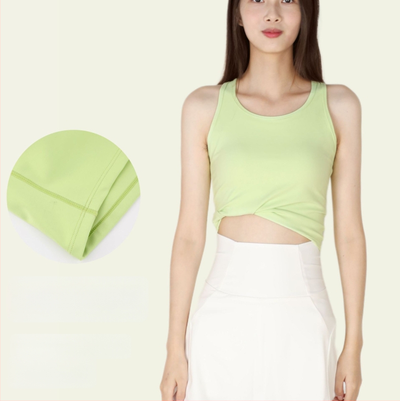 Ενιαία αθλητική γιλέκα με επένδυση στήθους — σουτιέν γυμναστικής με απορρόφηση κραδασμών, 75% νάιλον, 25% ελαστάν, σεζόν 2023