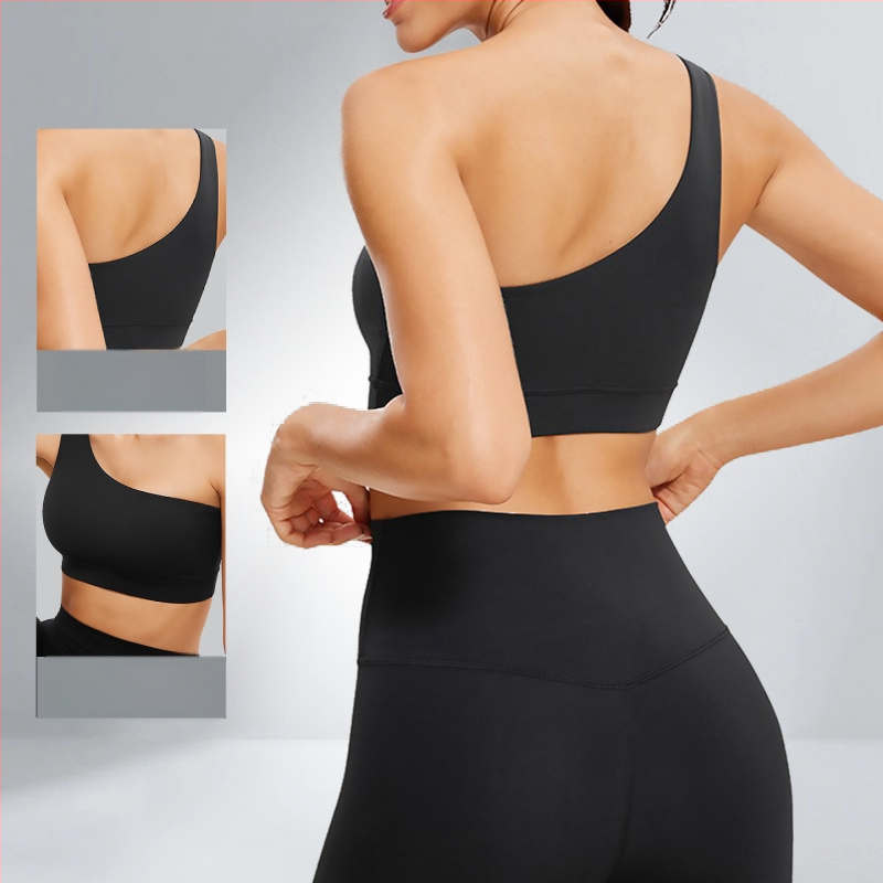 Αθλητικό σουτιέν με όμορφο πίσω σχέδιο, υψηλή ελαστικότητα, γρήγορο στέγνωμα, στυλ γιλέκας, με ενσωματωμένες επένδυσεις