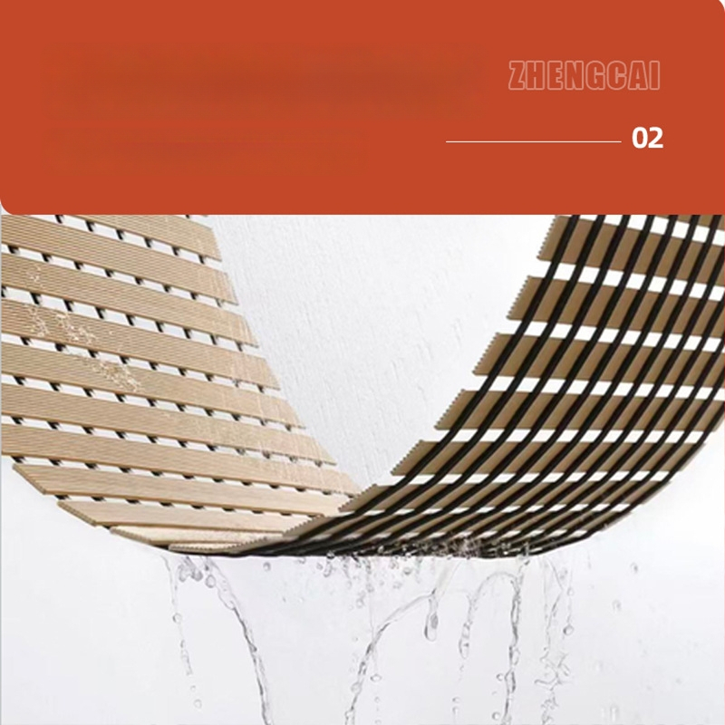 Kupaonska protuklizna podloga – pravokutnog oblika, gumena, minimalisticki stil, prilagodljiva, čišćenje ispiranjem