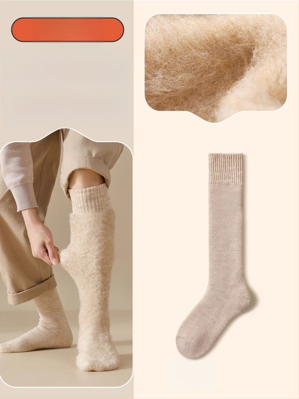 Vīriešu calf garuma zeķes, akrila šķiedra, vienadā adījums, 200 adatu, vienkrāsainas