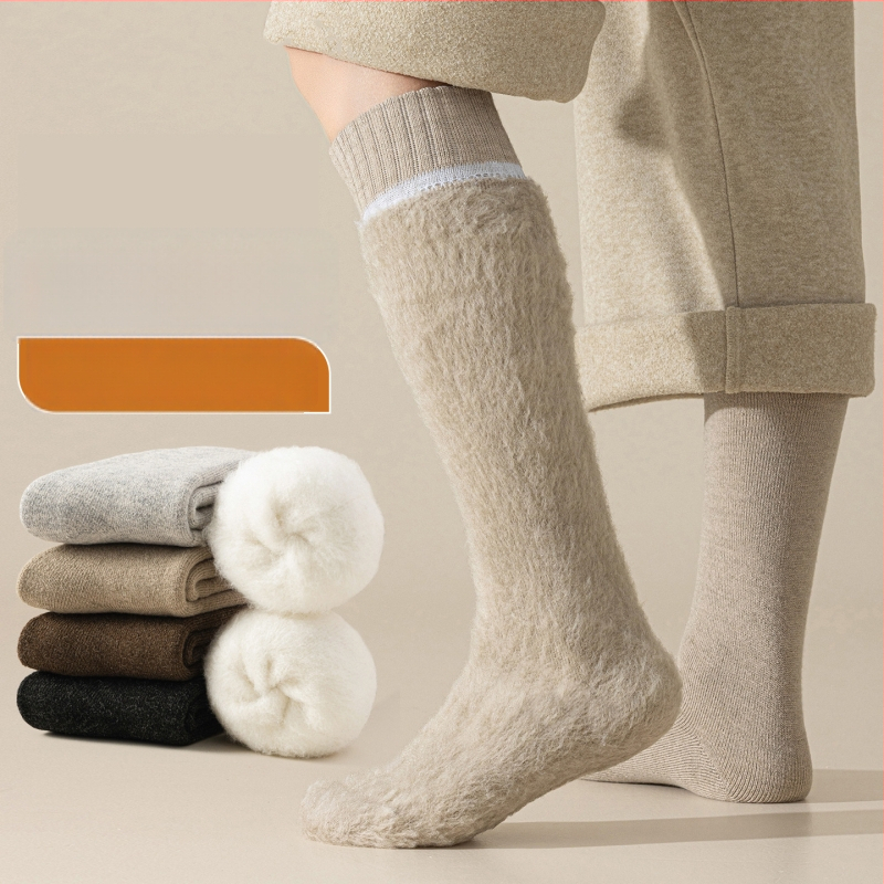 Vīriešu calf garuma zeķes, akrila šķiedra, vienadā adījums, 200 adatu, vienkrāsainas