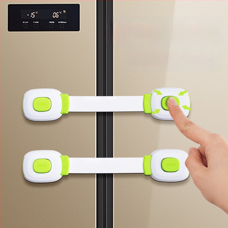 A tipa aizvērējs durvīm un atvilktnēm, modelis yx-drawer latch, materiāls ABS/PVC, dubultā aizvēršanas dizains