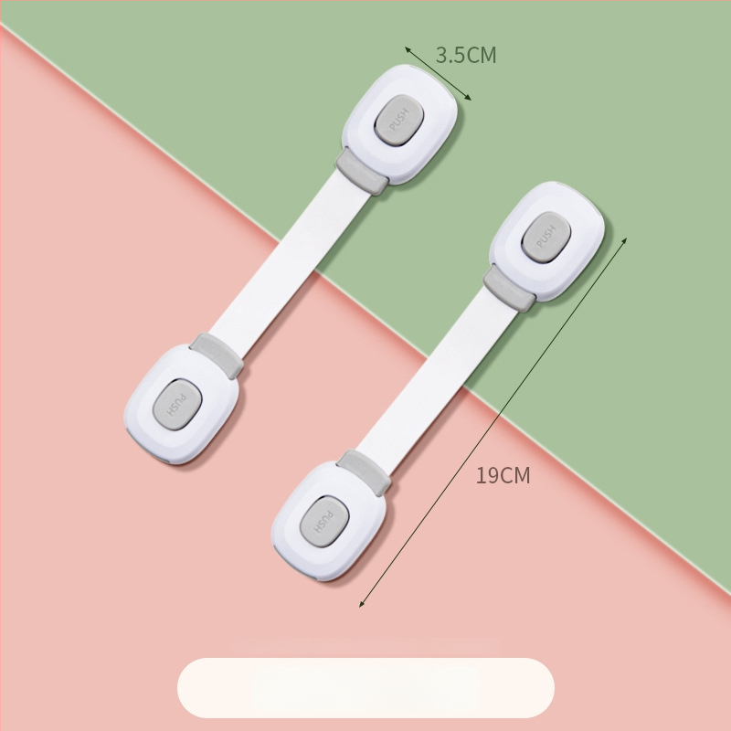 A tipa aizvērējs durvīm un atvilktnēm, modelis yx-drawer latch, materiāls ABS/PVC, dubultā aizvēršanas dizains
