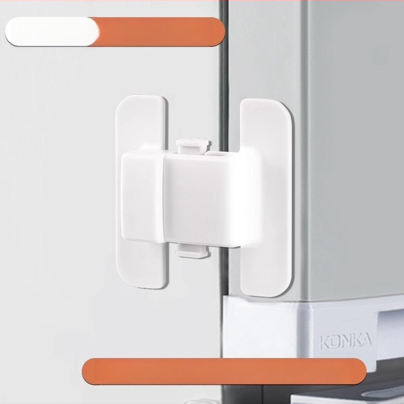 A tipa aizvērējs durvīm un atvilktnēm, modelis yx-drawer latch, materiāls ABS/PVC, dubultā aizvēršanas dizains