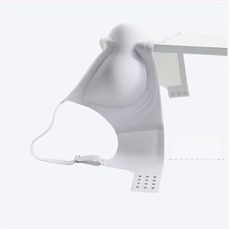 Σουτιέν χωρίς ραφές για γυναίκες με μικρό στήθος, λεπτό, αντι-πτώσης, μαλακή στήριξη, 3/4 κύπελλο, φόρμα θήκης: επάνω λεπτό, κάτω παχύτερο, σταθερά ρυθμιζόμενες τιράντες, πίσω διπλό κούμπωμα, νάιλον