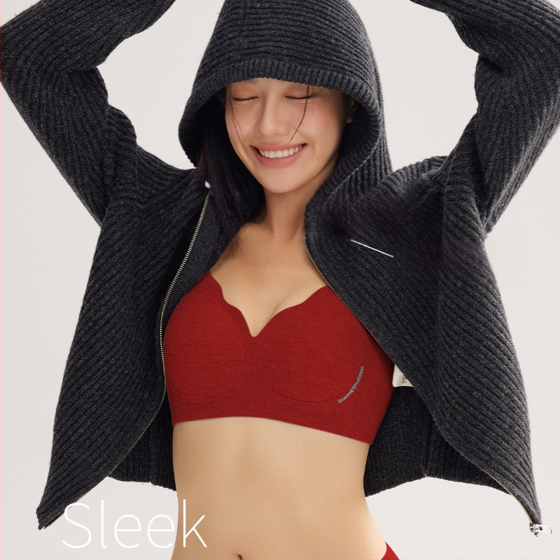 Σουτιέν χωρίς σύρμα, χωρίς ραφές, με 3/4 κάλυμμα, λεπτά μορφοποιημένα cups, σταθερές τιράντες, πίσω κούμπωμα με τρεις σειρές αγκιστριών