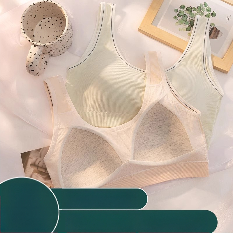 Lányoknak edzőmelltartó – varrás nélküli top-stílus, teljes kosár, vékony formázott kosár, fő anyag nejlon, bélés pamut 90–95%, rögzített dupla vállpántok, 12-15 évesek számára