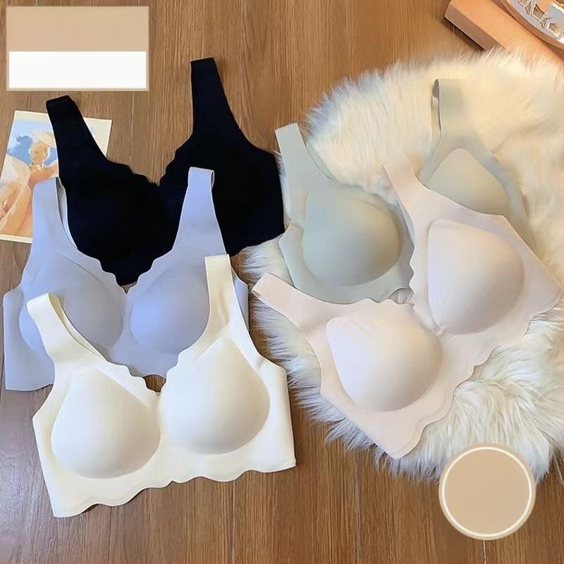 Xian Jin Honey női melltartó nylonból, lélegző, seamless dizájn, push-up kis mellhez, vékony formázó kosár, 3/4 kosár, fémrúd nélkül, fix dupla vállpánt, fő anyag 70–80% nylon, bélés Spandex 30–50%, vizuálisan csökkenti a nagy kebleket