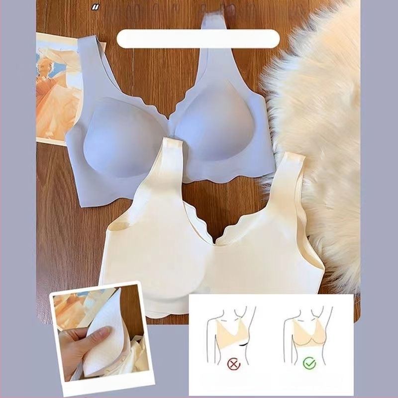 Xian Jin Honey női melltartó nylonból, lélegző, seamless dizájn, push-up kis mellhez, vékony formázó kosár, 3/4 kosár, fémrúd nélkül, fix dupla vállpánt, fő anyag 70–80% nylon, bélés Spandex 30–50%, vizuálisan csökkenti a nagy kebleket