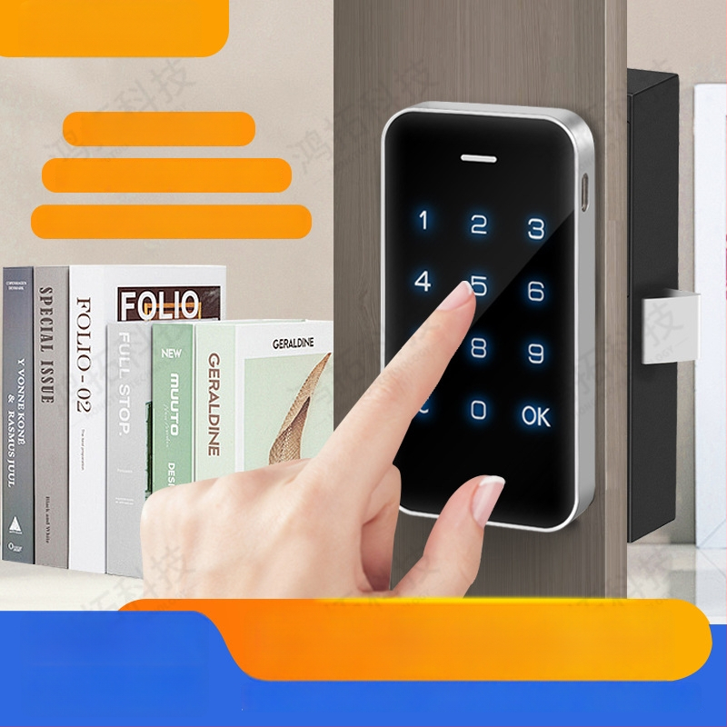 Biometriskā skapja slēdzene ar pirksta nospiedumu, ABS + metāla korpuss, modelis 605, piemērots garderobēm, skapjiem, skapiem un arhīva skapjiem, mūsdienīgs minimālisma dizains