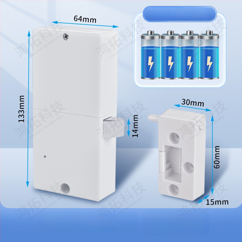 Biometriskā skapja slēdzene ar pirksta nospiedumu, ABS + metāla korpuss, modelis 605, piemērots garderobēm, skapjiem, skapiem un arhīva skapjiem, mūsdienīgs minimālisma dizains