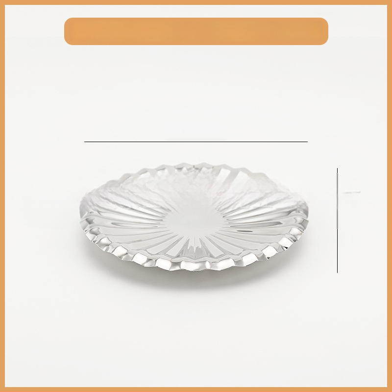 Чиния за плодове от неръждаема стомана – вълнообразна форма HWZ 2024 г.