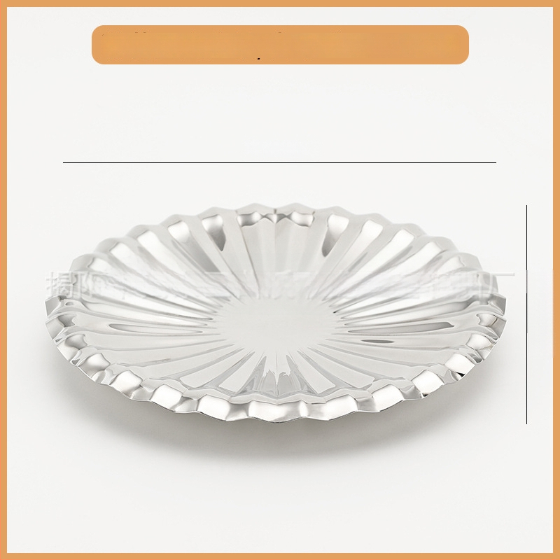 Чиния за плодове от неръждаема стомана – вълнообразна форма HWZ 2024 г.