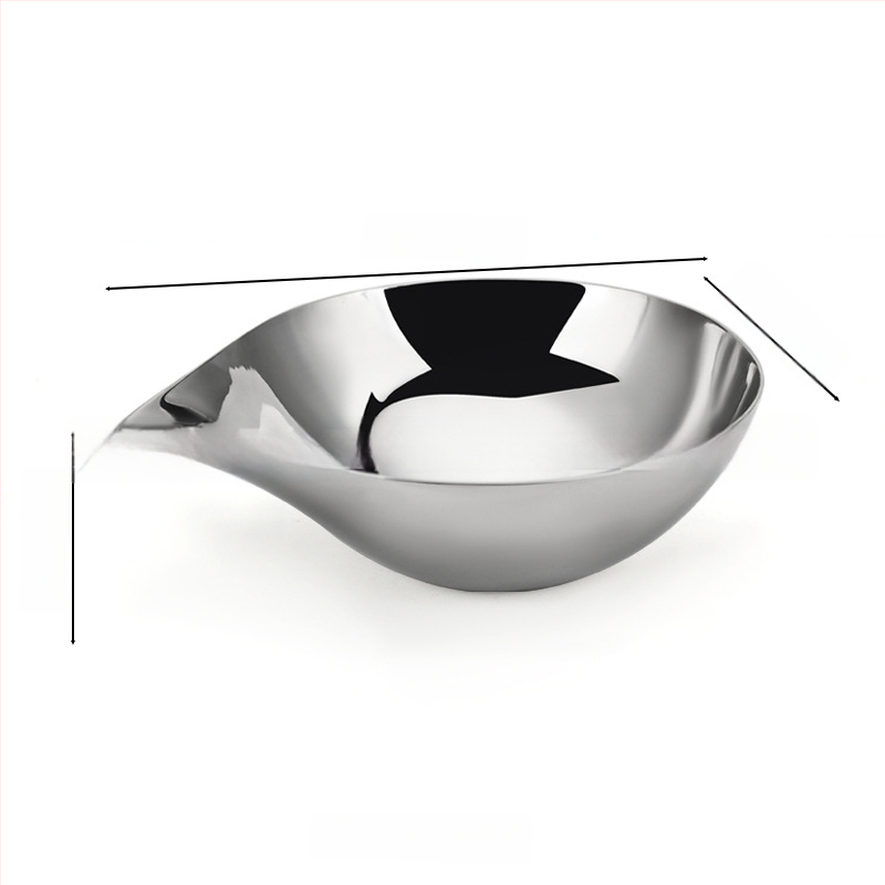 Чиния за плодове от неръждаема стомана – вълнообразна форма HWZ 2024 г.