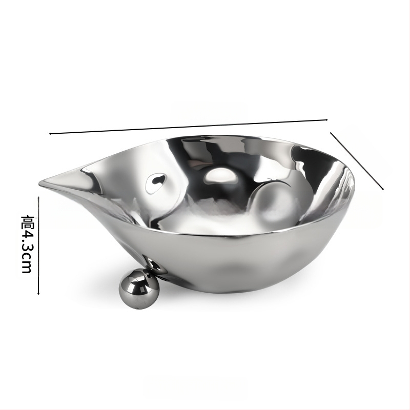 Чиния за плодове от неръждаема стомана – вълнообразна форма HWZ 2024 г.