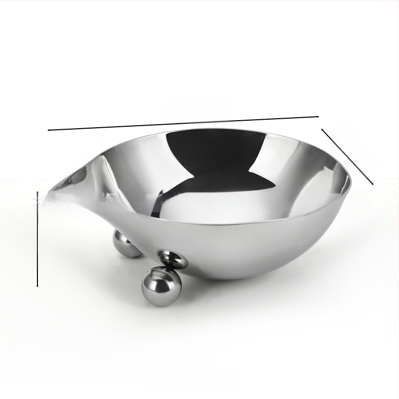 Чиния за плодове от неръждаема стомана – вълнообразна форма HWZ 2024 г.