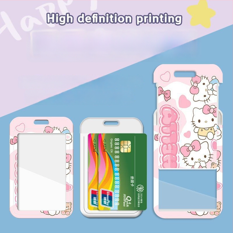 Školska kartica držač s izvlačnim naramdžom za učenike osnovne škole — Marka Looking for a bear, Materijal Plastika, Stil Kreativni Trend