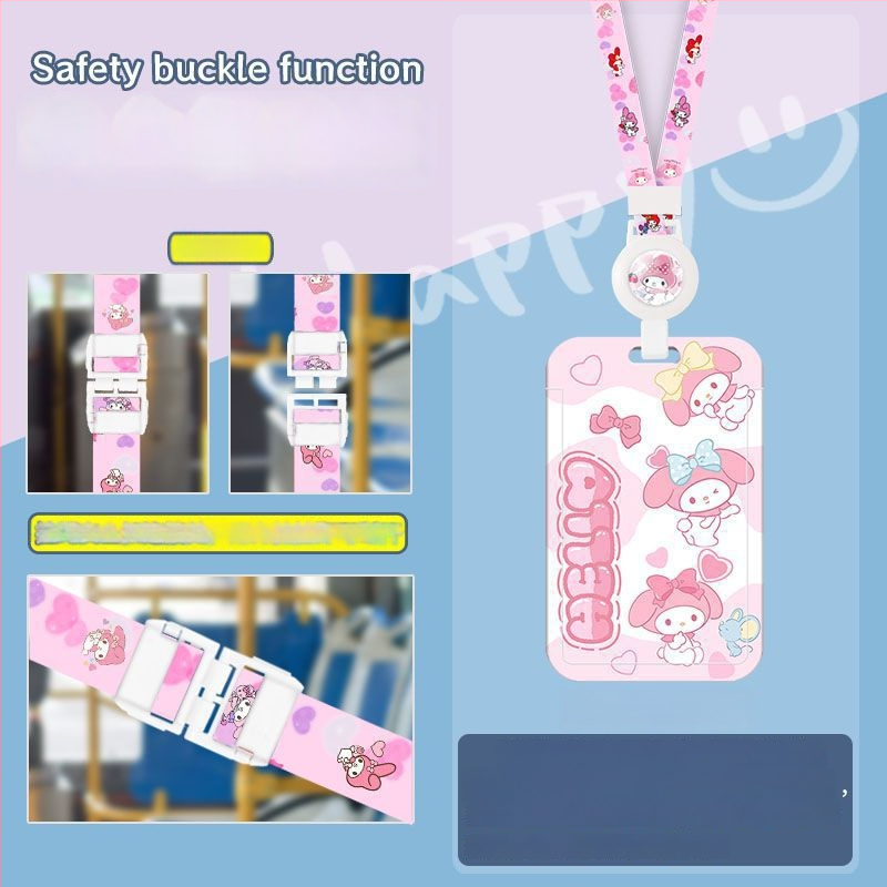 Školska kartica držač s izvlačnim naramdžom za učenike osnovne škole — Marka Looking for a bear, Materijal Plastika, Stil Kreativni Trend