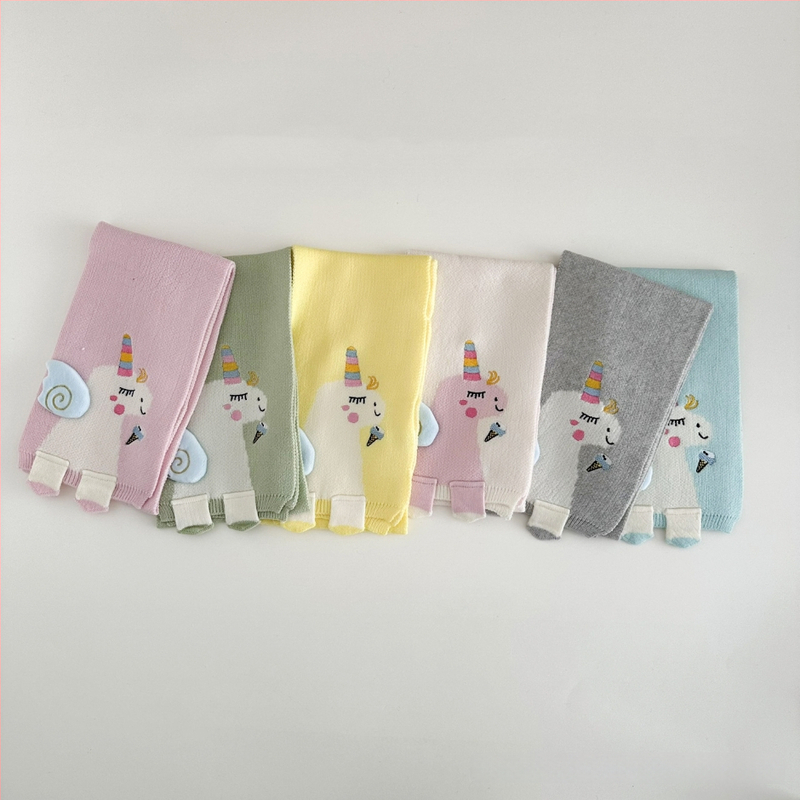 Παιδικό φουλάρι με μονόχρωμο σχέδιο – βαμβάκι, πλέξη warp, διατηρεί ζεστασιά, φθινοπωρινό–χειμερινό