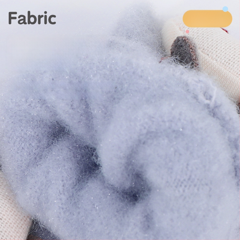 Χειμερινά παιδικά γάντια με διαιρεμένα δάχτυλα, καρτούν σχέδιο, πλεγμένα νάιλον, unisex, διατηρούν τη θερμότητα, για ηλικίες 0–3 ετών