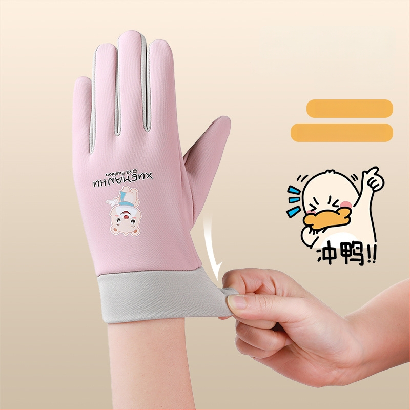 Χειμερινά γάντια από πολυεστέρα με σχέδιο καρτούν, unisex, για παιδιά 5–10 ετών