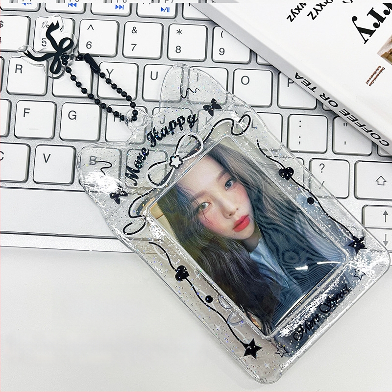 Prozirni PVC držač za kartice, za ID/pristup, studentsku iskaznicu te kartice autobusa/metra — INS stil