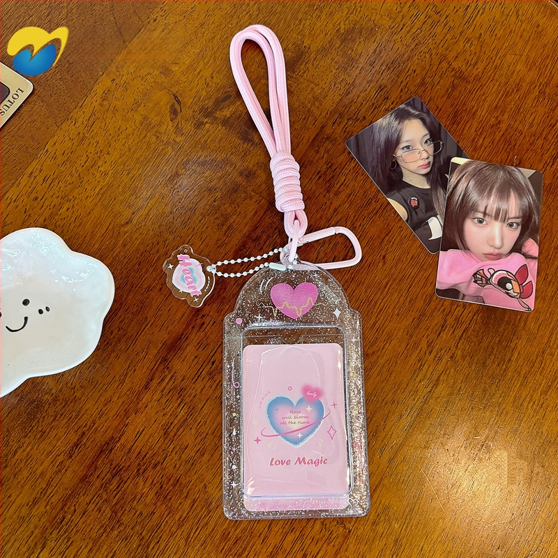 Prozirni PVC držač za kartice, za ID/pristup, studentsku iskaznicu te kartice autobusa/metra — INS stil