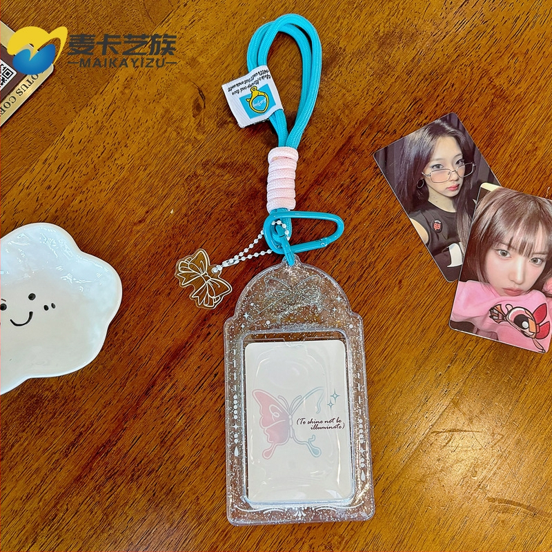 Prozirni PVC držač za kartice, za ID/pristup, studentsku iskaznicu te kartice autobusa/metra — INS stil