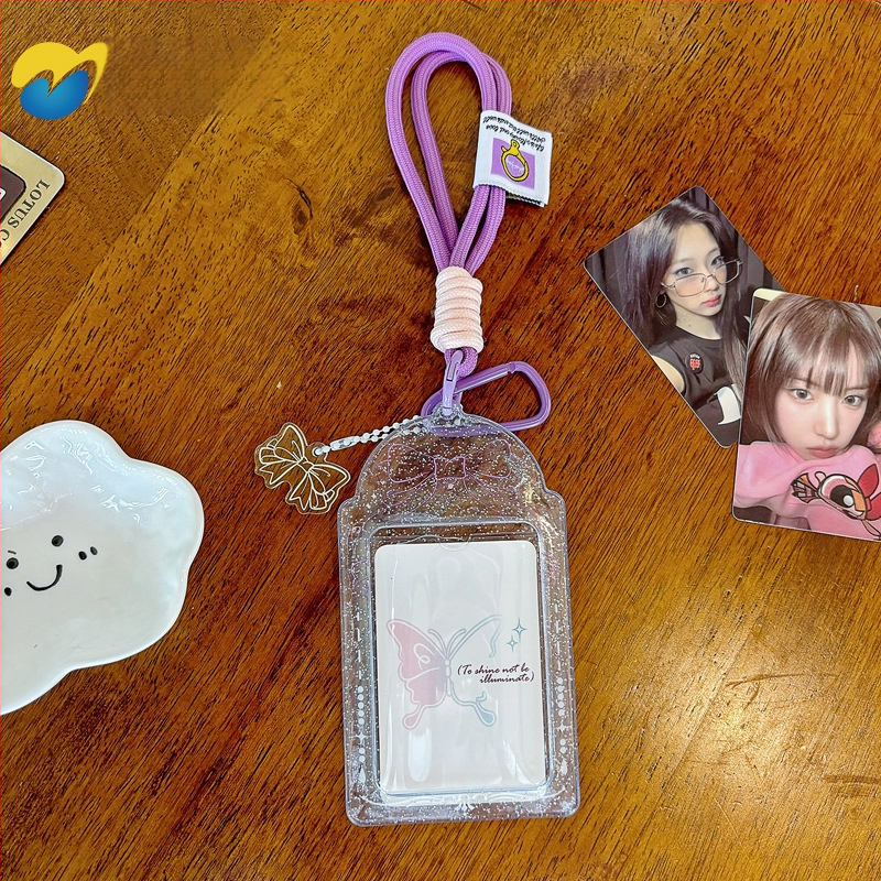 Prozirni PVC držač za kartice, za ID/pristup, studentsku iskaznicu te kartice autobusa/metra — INS stil